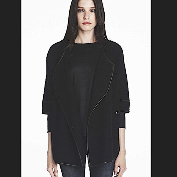 J Brand Choden Wool & Leather Jacket NWT - Picture 1 of 16